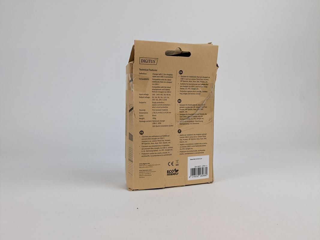 Caricabatterie: Digitus Notebook-Ladegerät USB-C Netzteil – Nuovo (secondo la descrizione) da Thun venduto da Restwert_Thun 2