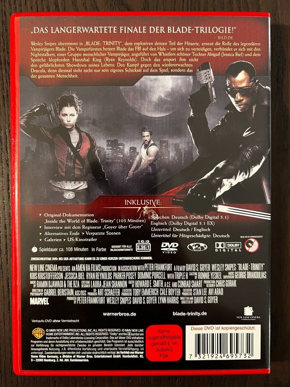 Alle DVDs: Blade Trinity – Gebraucht aus Zürich von FilmFreunde 1
