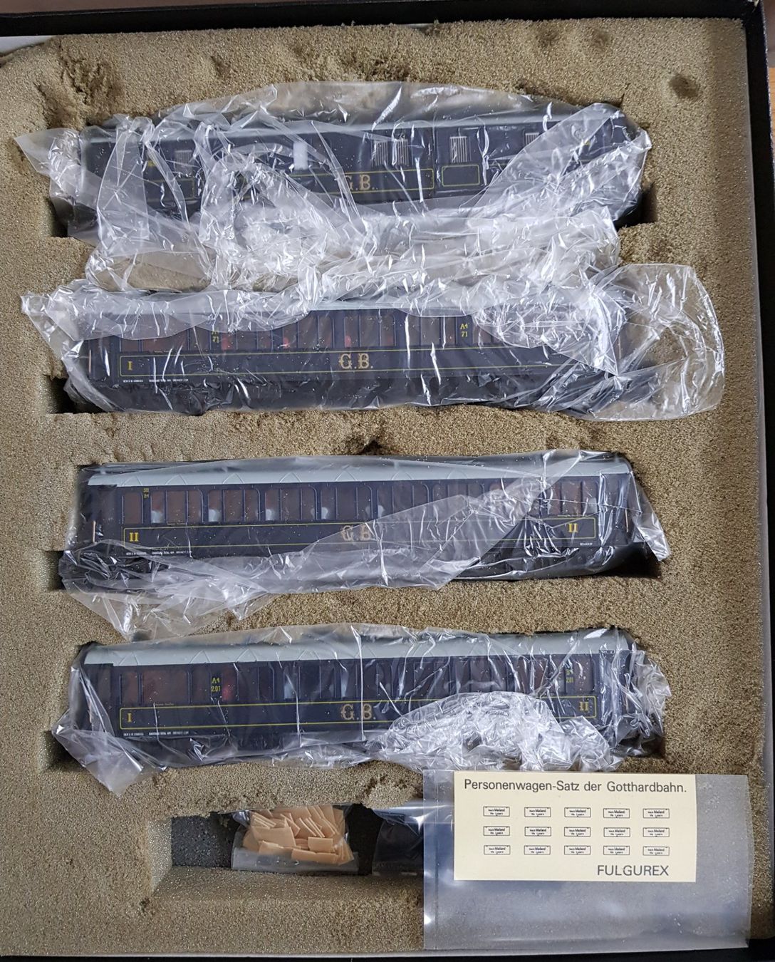 Fulgurex Modelleisenbahnen: Fulgurex 2087 coffret GB 4 voitures – Gebraucht aus La Sagne VD von aro_nnp2 9
