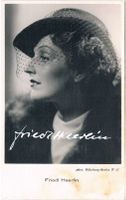 Friedl Haerlin 1901-81 Autogramm Vintage Foto 9x14cm