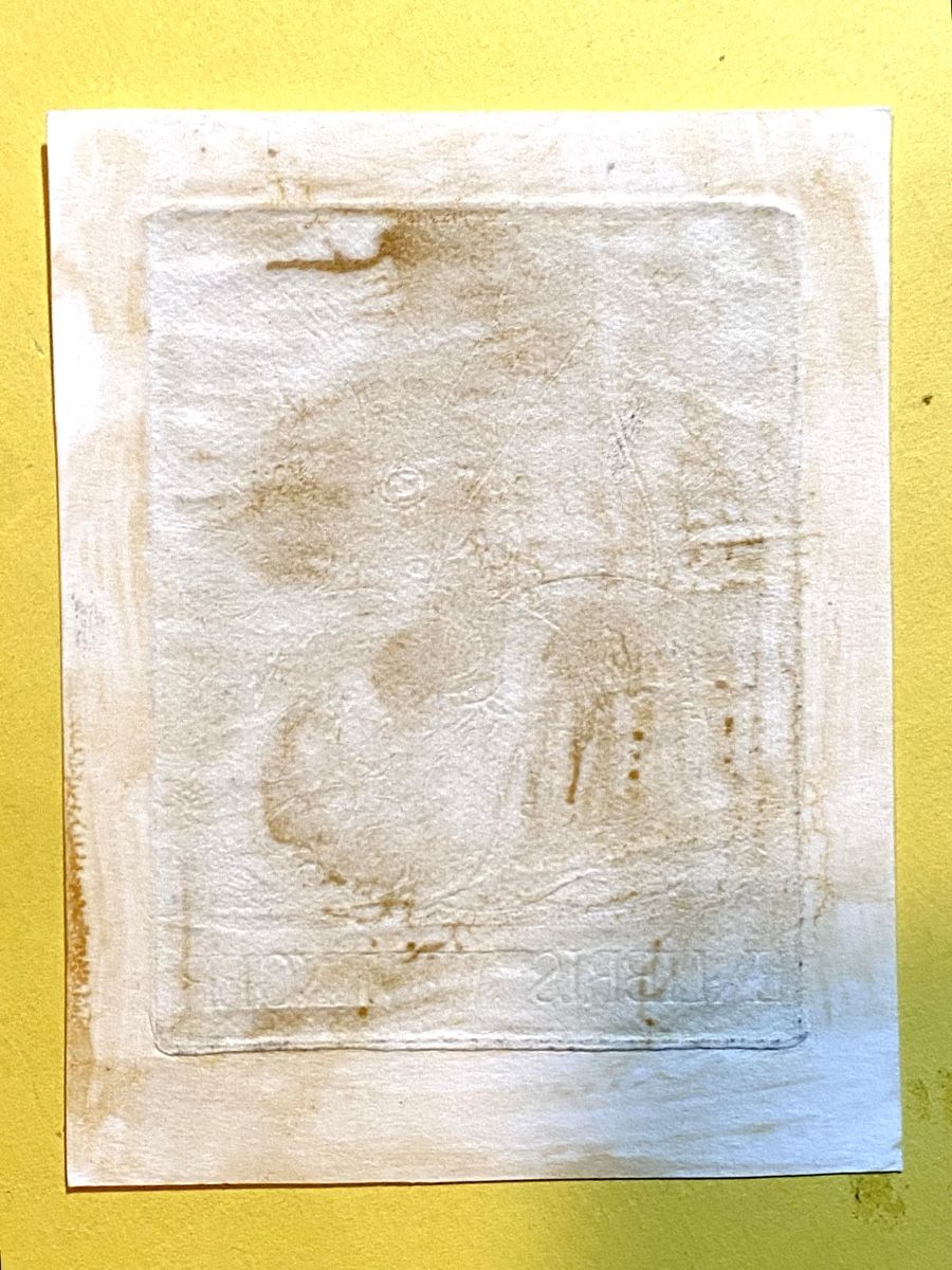 Incisioni: Exlibris W.Wenger, Stich, nummeriert, signiert, 22/35 – Nuovo e nell'imballaggio originale da Zuerich venduto da SonderArt-Wertgut 3