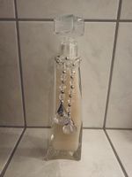 Bade- oder Duschgel - Dekorative Glasflasche mit Schmuck