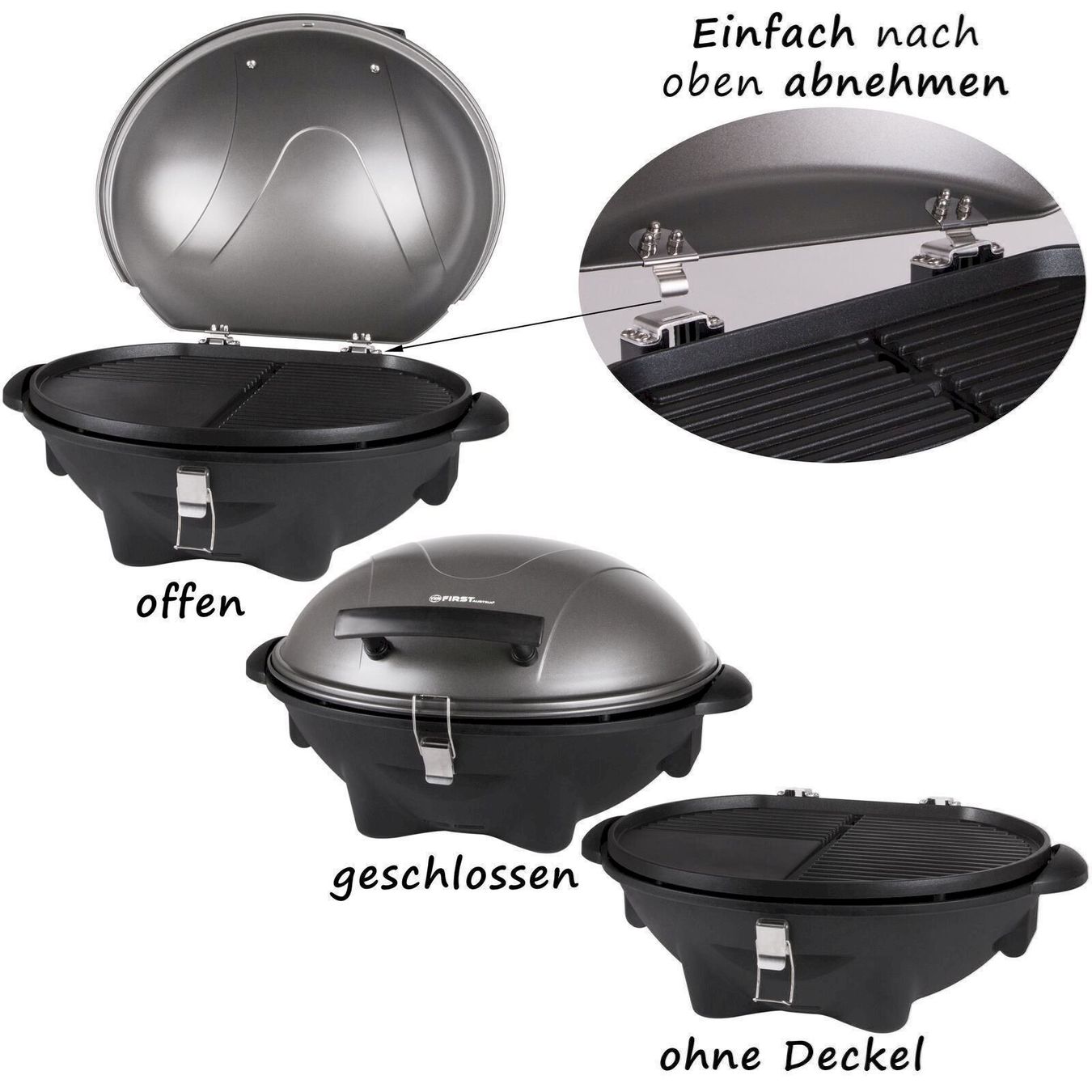 Griglie: TZS First Austria Elektrogrill BBQ – Nuovo e nell'imballaggio originale da Bottighofen venduto da zaap 1