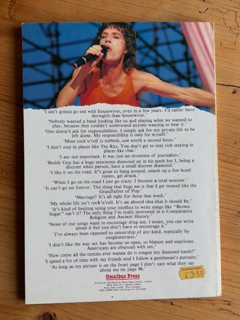 Bücher: Mick Jagger, In his own words – Gebraucht aus Zürich von 2bis 1