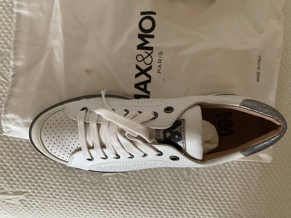 Max & Moi Scarpe da donna: Baskets blanches Max & Co en cuir & neuf - taille 39 – Usato da La Conversion venduto da dia_9csn