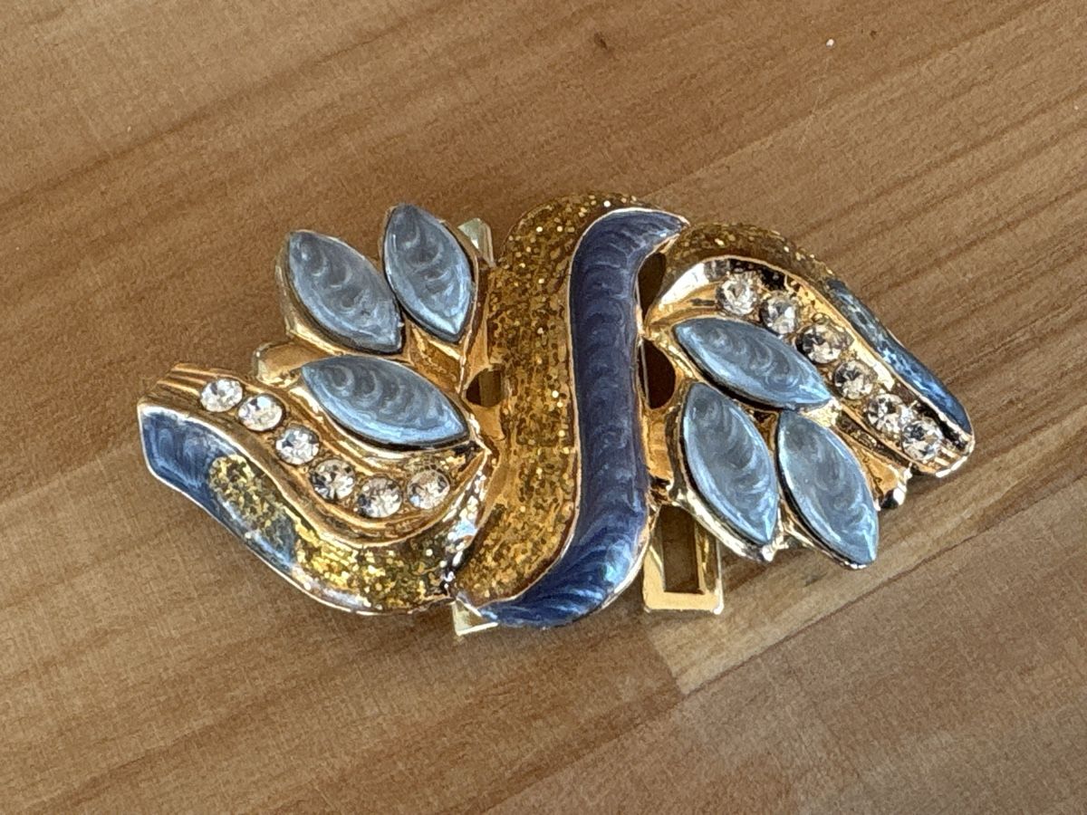 Fibbie per cinture: Gürtelschnalle mit Strass – Nuovo (secondo la descrizione) da Rümlang venduto da euqinom16 1