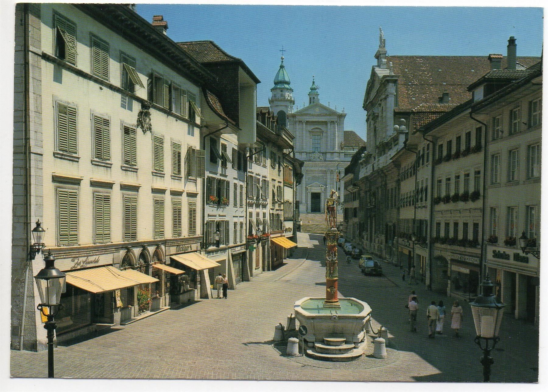 Cartoline postali: SOLOTHURN Hauptgasse – Usato da Jona venduto da philajona