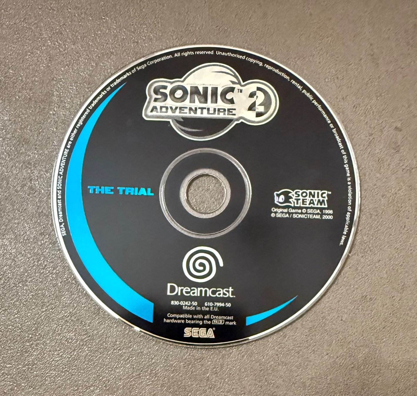Sega Giochi: DREAMCAST SONIC ADVENTURE 2 - THE TRIAL – Usato da Birsfelden venduto da Dealgoenner24