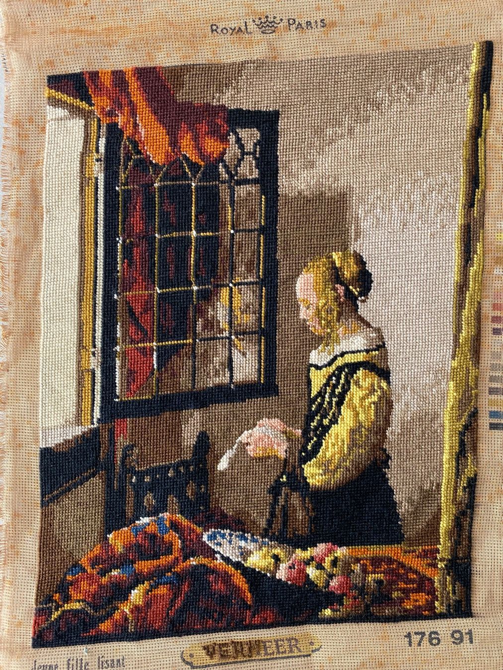 Foto & Immagini: 2 Bilder Petit Point Vintage Vermeer – Nuovo (secondo la descrizione) da niederbipp venduto da Esbenz 3