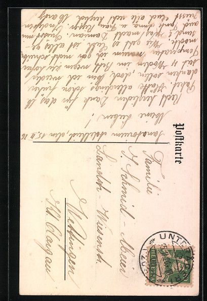 Cartoline postali: AK Unterägeri, An der Lorze, 1926 – Usato da Berlin venduto da bartko-reher 1