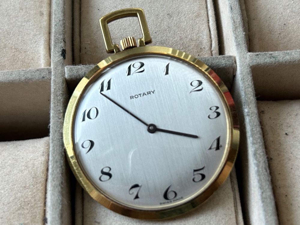 Montre De Poche Vintage Mécanique LIONEL à Face Ouverte - Modèle Locomotive #3 Avec Chaîne, Occasion
