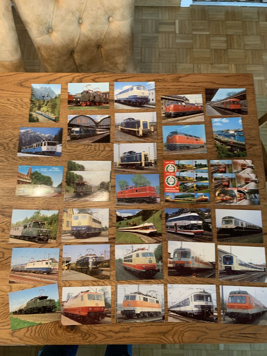 Modelleisenbahnen: Deutsche Diesel - E - Loks, andere, Bilder- Postkarten 33 St – Gebraucht aus Winden von EmilNeu 9