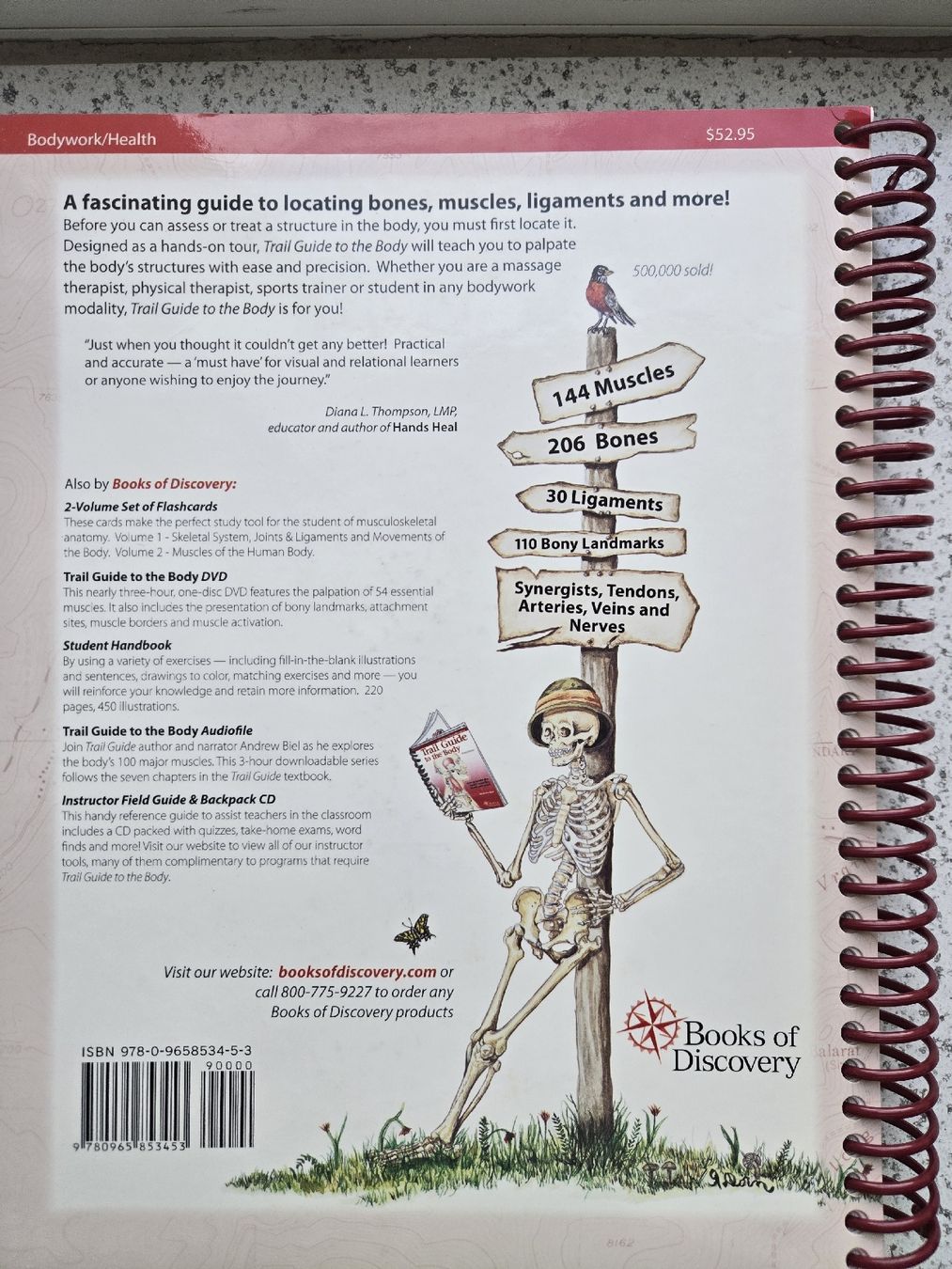 Libri: anatomy trail guide to the body – Usato da Montet (Broye) venduto da CandiceD 3