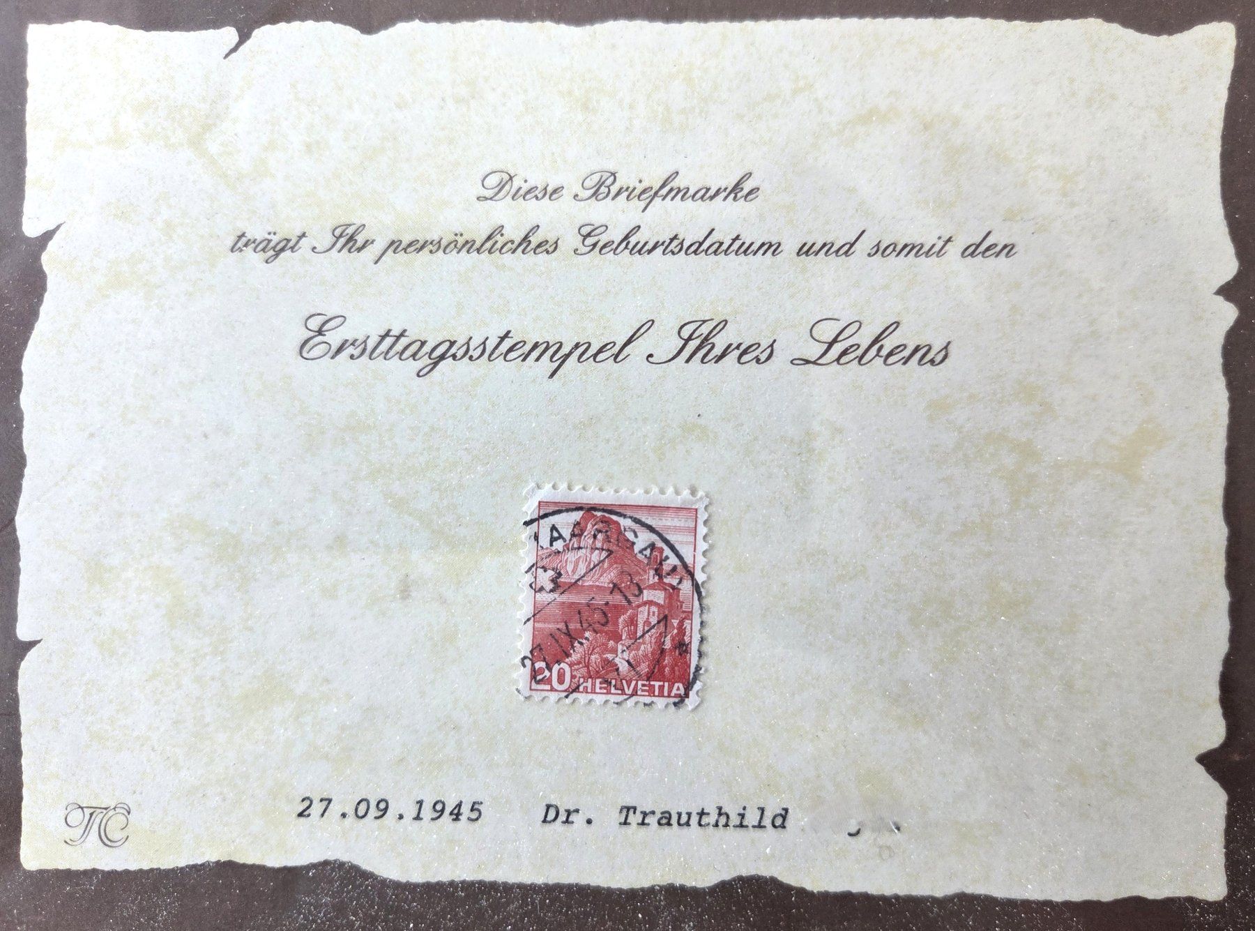 Tutti i francobolli: Ersttags-Stempel ihres Lebens – Usato da Kriens venduto da 1mars10 3