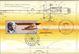 RUMÄNIEN 100.JAHRESTAG FLUGVERSUCH HENRI MARIE COANDA BLOCK