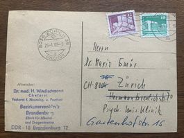 Alte Ansichtskarte DDR 1982