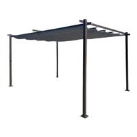 Gartenpavillon LUXOR Light 3x4m  anthraz