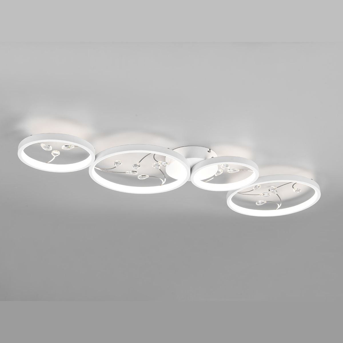 Lampadari & plafoniere: LED Deckenleuchte, 95 cm x 40 cm, Ringe – Nuovo (secondo la descrizione) da Kreuzlingen venduto da Smart-Light