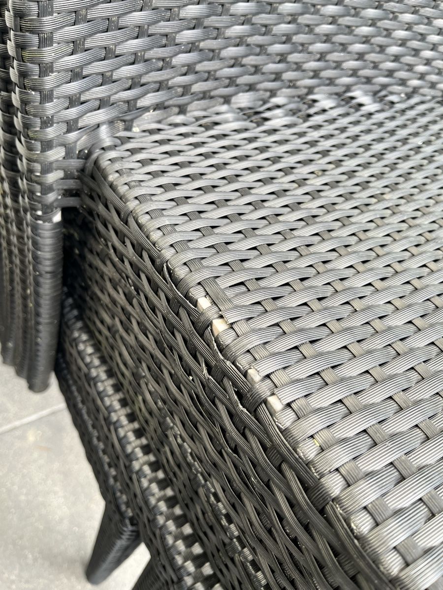 Sedie: 6 Rattan Gartenstühle schwarz – Usato da Meggen venduto da hazelbaby 1