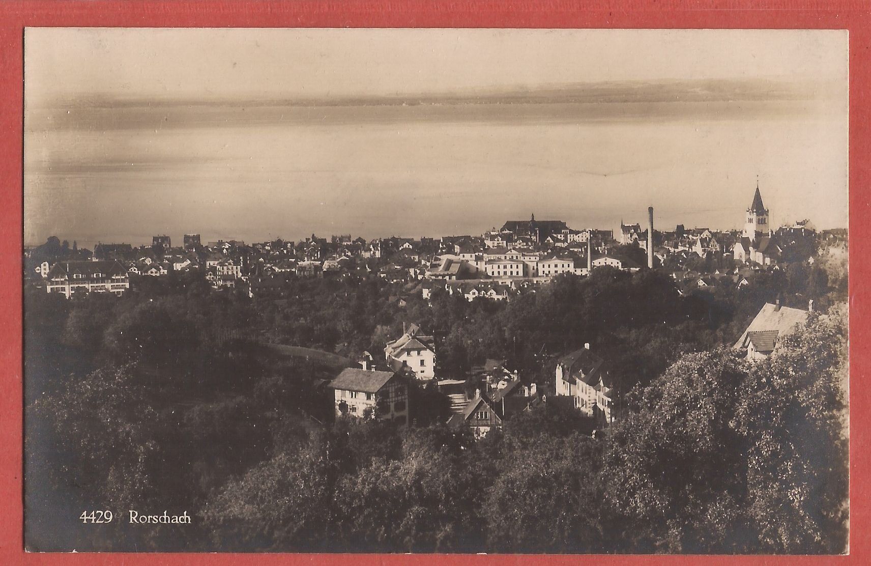 Cartoline postali: Rorschach - Fotokarte 1922 – Usato da Fislisbach venduto da Porano