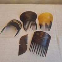 Versand möglich! Alte Kämme, Haarschmuck, Trachtenschmuck