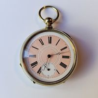 Antike Taschenuhr ca. 1880–1900 – 15 Rubis – Schlüsselaufzug