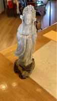 Statuette ancienne en pierre, collection d'art asiatique