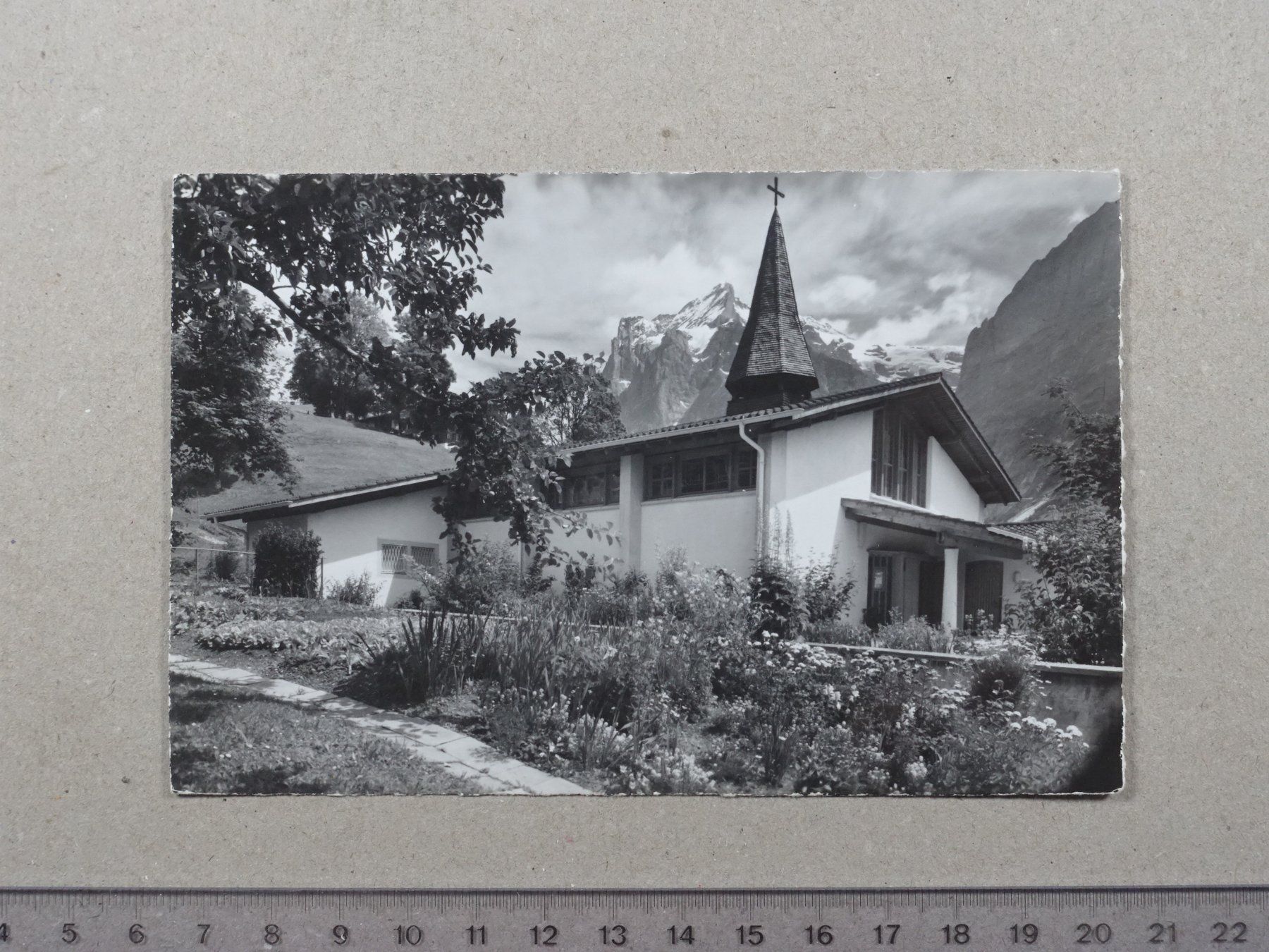 Ansichtskarten: Grindelwald, Katholische Kirche – Gebraucht aus Lenzburg von fh1
