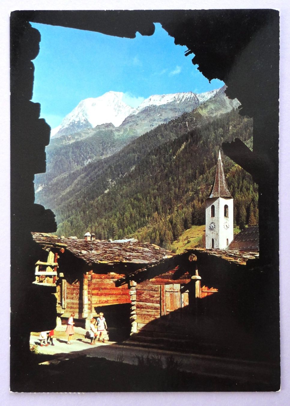 Cartoline postali: Kippel im Lötschental 1380 m – Usato da Fétigny venduto da Billy2miny
