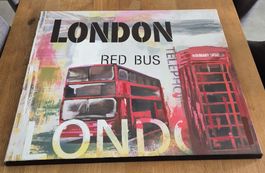 London Bild: Roter Bus und Telefonzelle