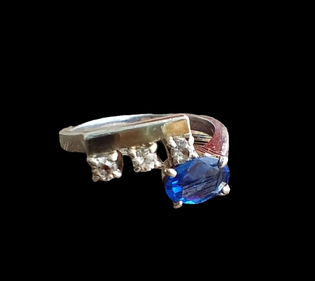 Ringe: Vintage Saphir Ring 925 Silber – Gebraucht aus schwyz von larry91sz 5