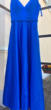 Elegantes, blaues Abendkleid, Grösse 36, festlich & neu!