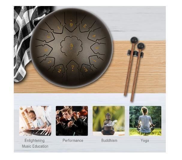 Strumenti musicali: Zungentrommel Schlaginstrument 12 Inch – Nuovo (secondo la descrizione) da Thun venduto da Laoye 3