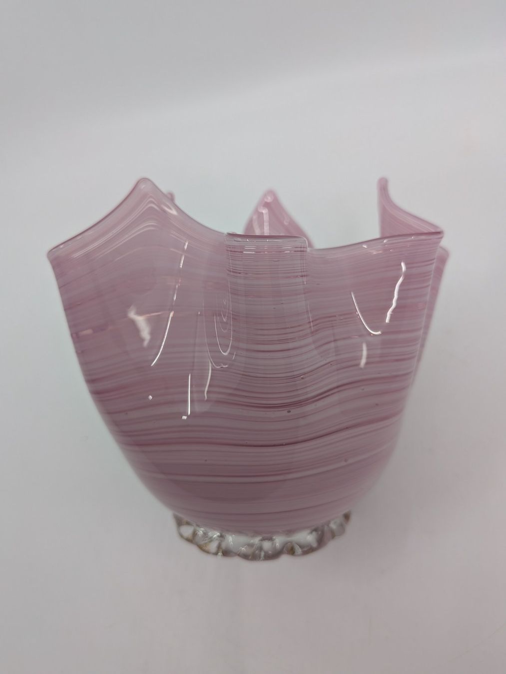 Murano Vasi & Recipienti: Murano Fazzoletti Schale oder Vase – Usato da Emmen venduto da magelan 4