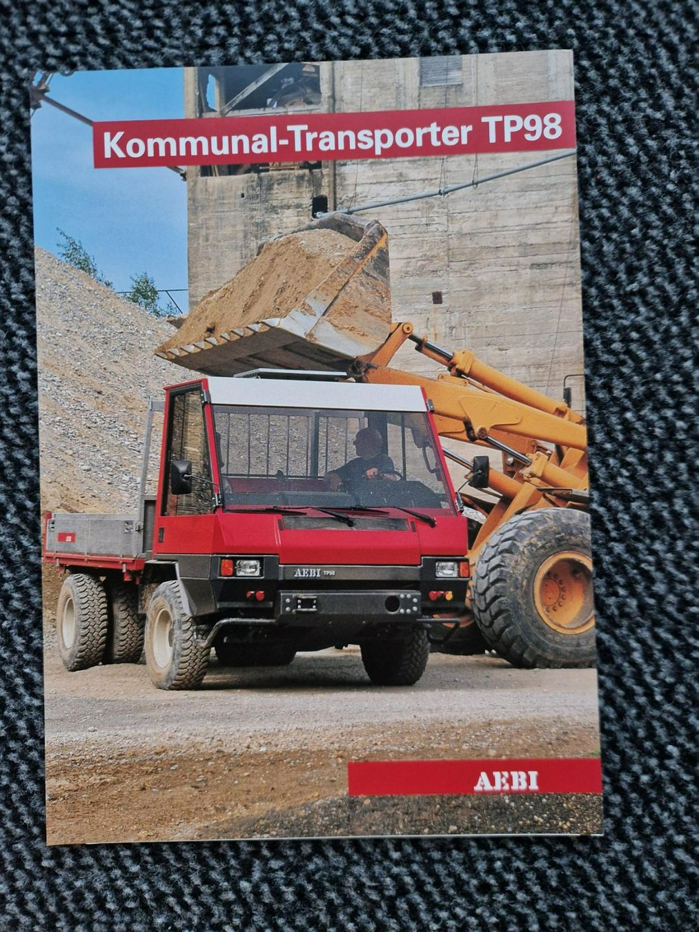 Aebi Tracteurs: Original Prospekt Aebi Kommunal Transporter TP98 – D'occasion à Dürnten par Bachtel84