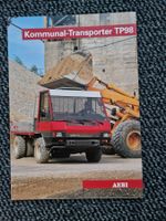 Original Prospekt Aebi Kommunal Transporter TP98
