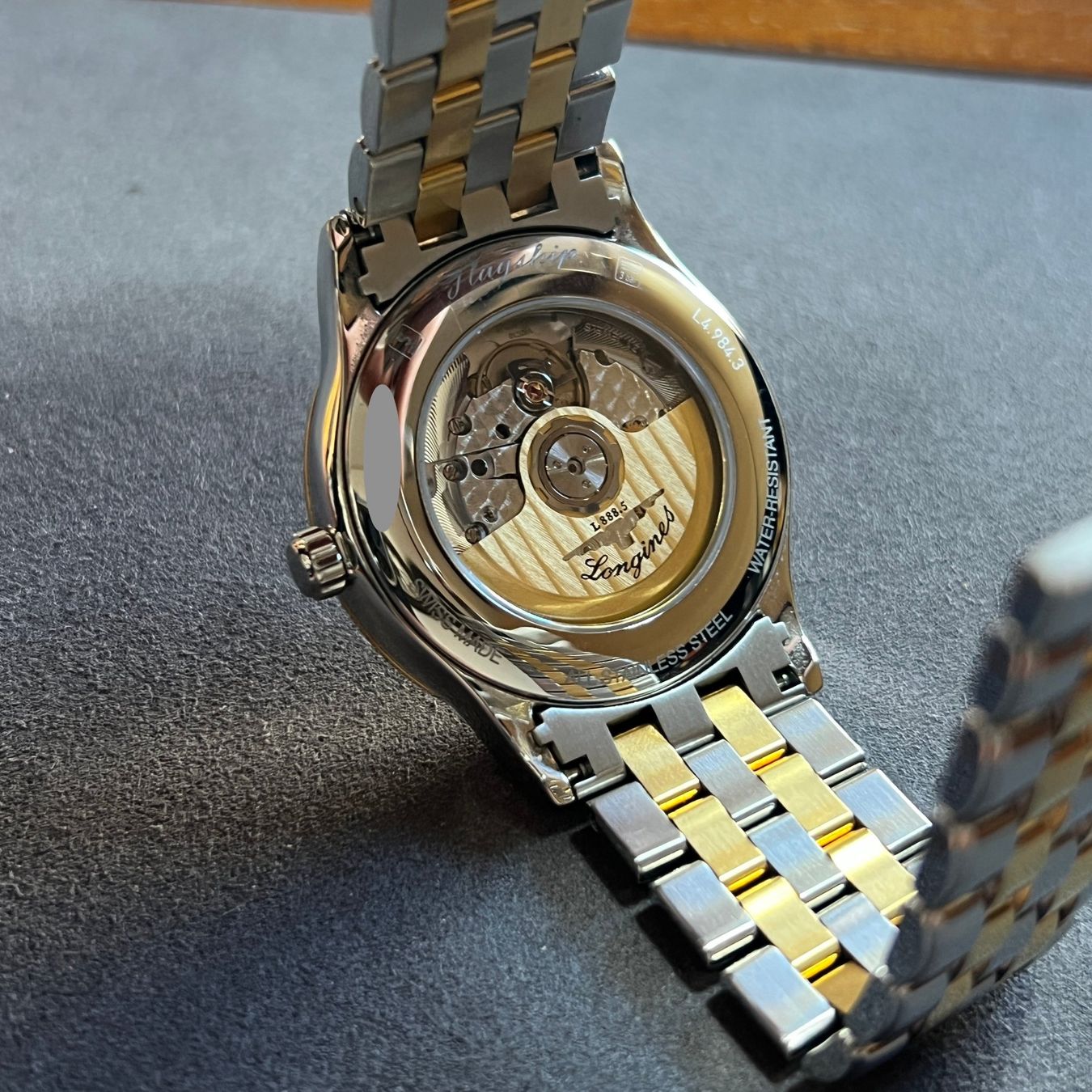 Longines Montres: FLASH SALE Longines Flagship Two-Tone Diamond Index L4.984.3 – D'occasion à Carouge GE par Watchaser 4