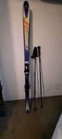 Skis, fixations et bâtons