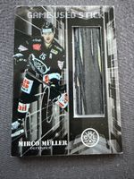Mirco Müller HC Lugano Hockey Stick Card signiert