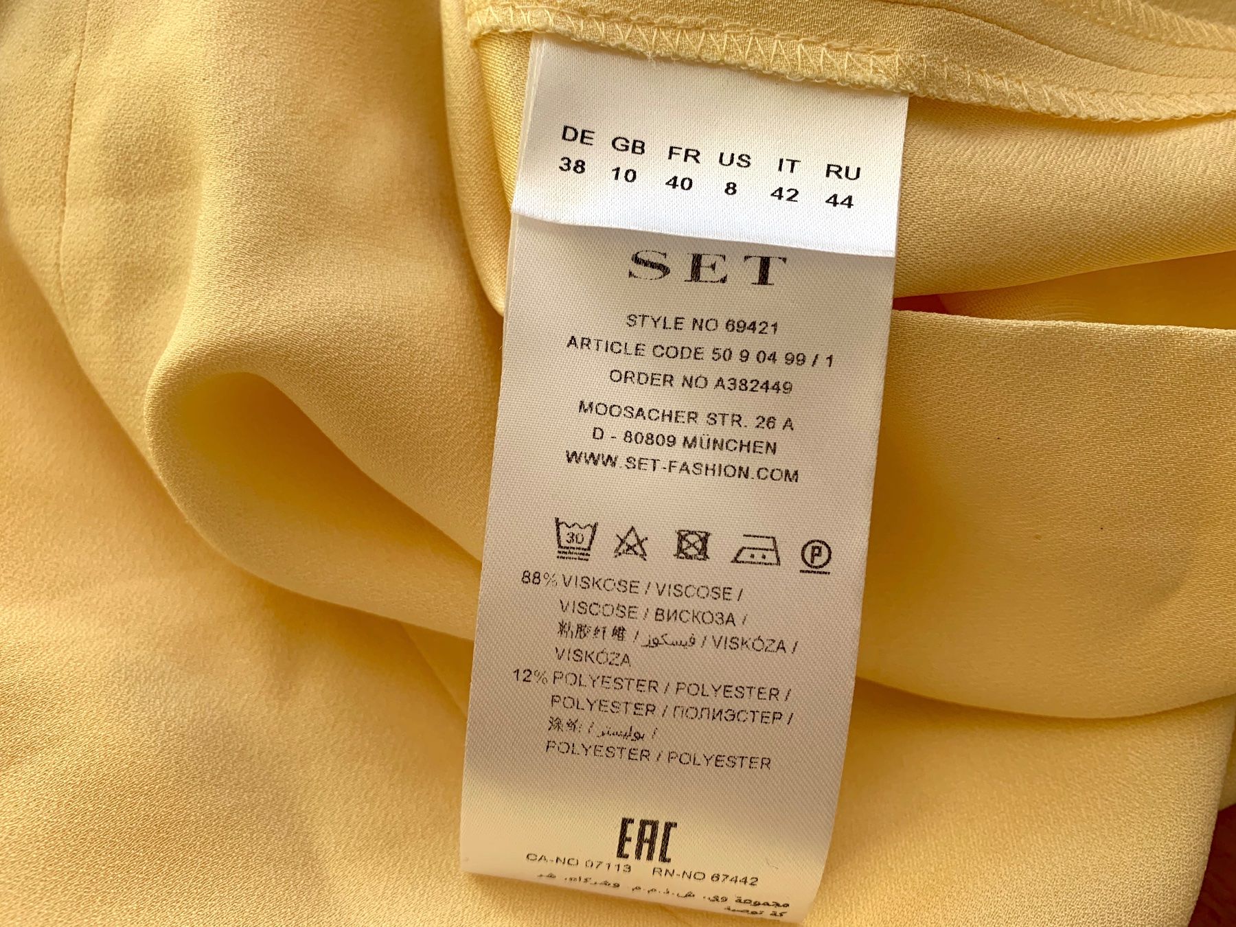 Vestiti: SET hellgelbes elegantes Traumstück Kleid Grösse 38 – Nuovo (secondo la descrizione) da Meiringen venduto da tonicandgin 3