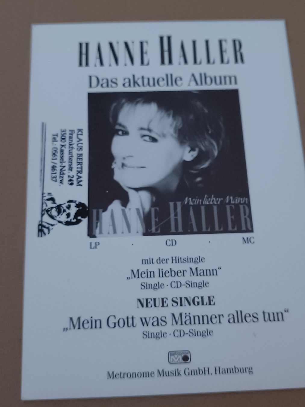 Autographes: Hanne Haller - 2005 verstorben - handsigniert – D'occasion à Menziken par Autogramme 1