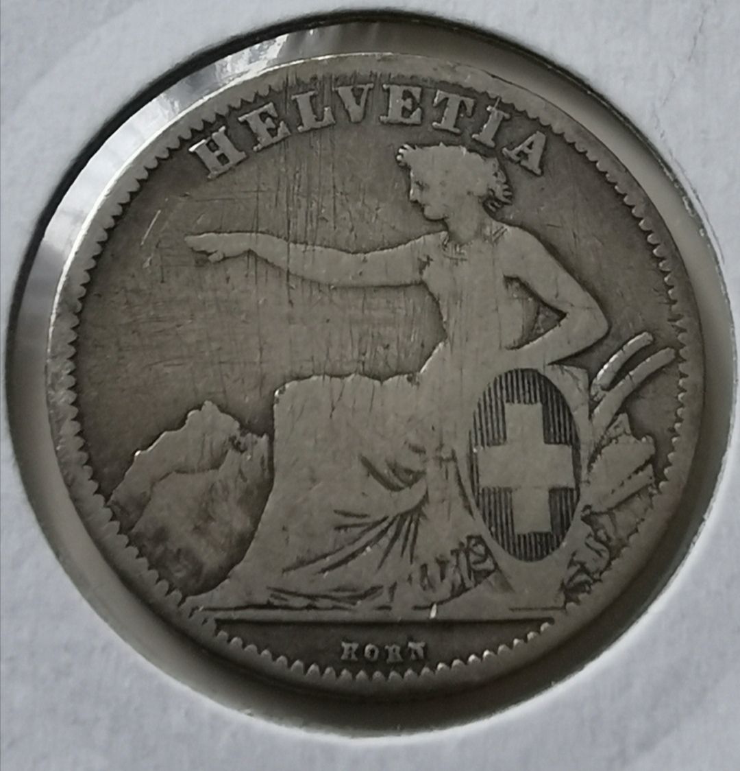 Alle Münzen: 2 Franken 1862 Silber – Gebraucht aus Zürich von turbopuz 1