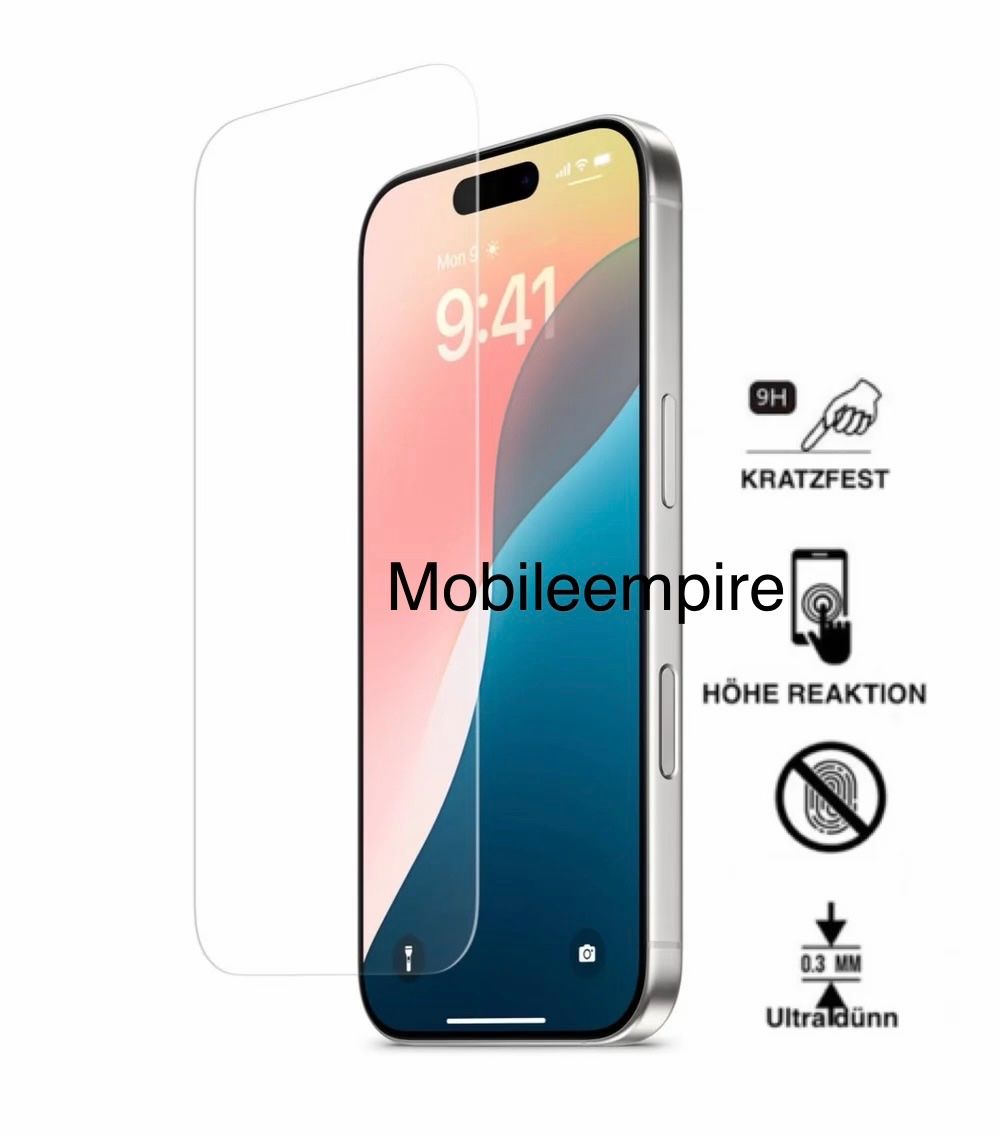 Ritocchi & pellicole di protezione: iPhone 17 Pro Max Panzerglas / Tempered Glass – Nuovo e nell'imballaggio originale da Zürich venduto da MobileEmpire