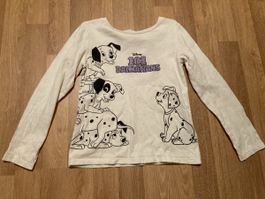 101 Dalmatiner Lamgarmshirt Gr. 122/128
