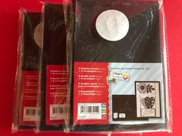 Briefumschlag Briefumschläge Couverts Einlagekarten 24+24