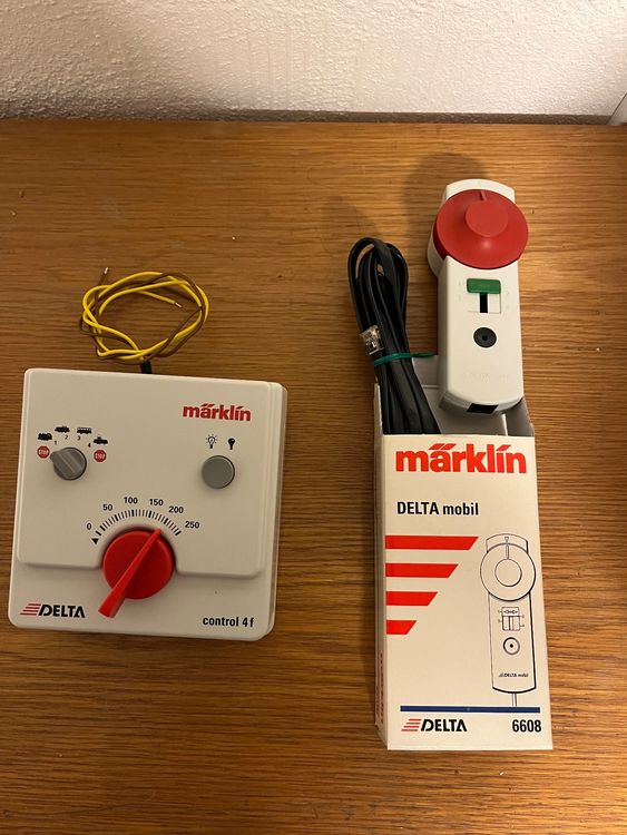 Märklin 6608 Delta mobil OVP + 66045 Trafo Control 4f Spur 1 (Neu ...