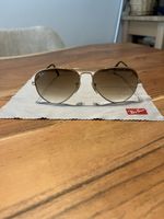Sonnenbrille Ray-Ban Aviator Gold