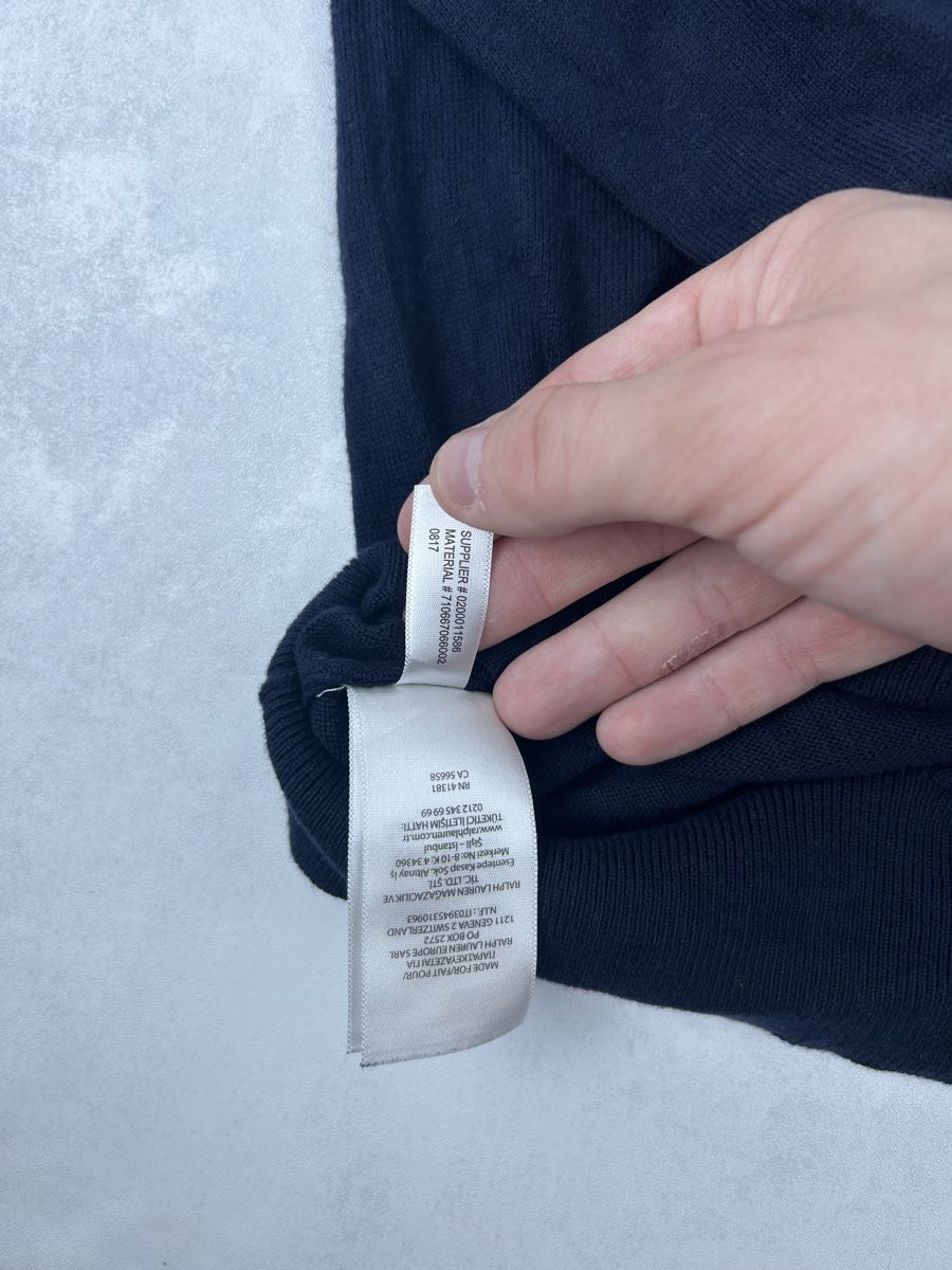 Ralph Lauren Maglioni & Felpe: Pull col V Ralph Lauren bleu marine - taille L – Nuovo (secondo la descrizione) da Hauterive NE venduto da Leo_o 7
