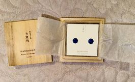 Porzellan-Ohrringe aus Japan - Heptagon Design