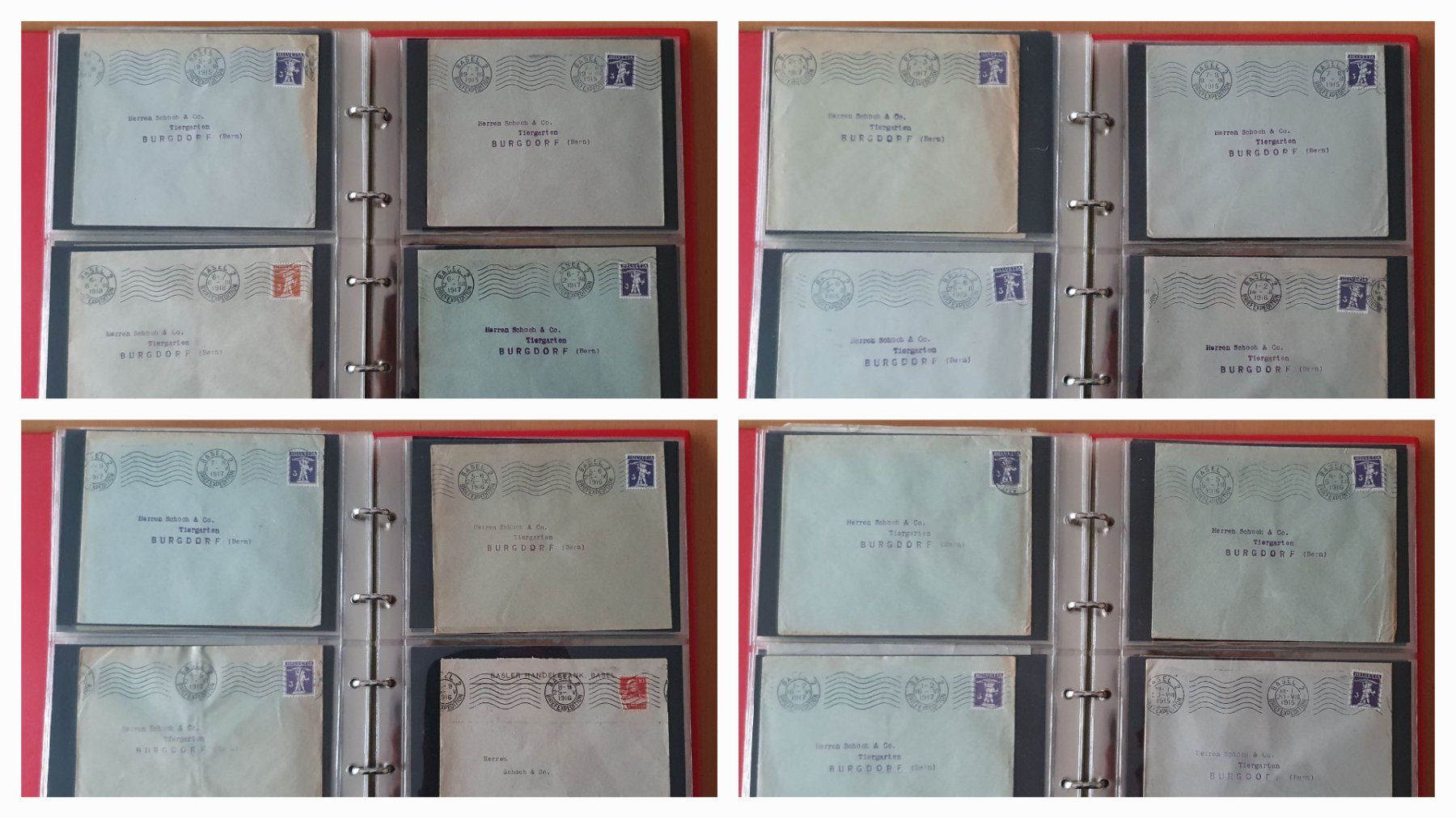 Tutti i francobolli: 85 Perfin Briefe im Album – Usato da Kreuzlingen venduto da Rschweiz1 8
